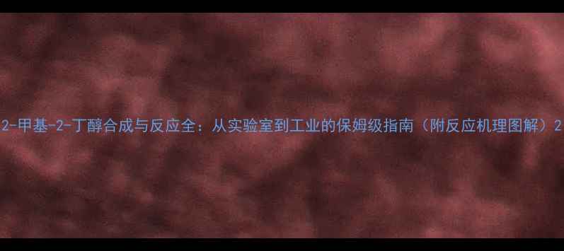 图片 2-甲基-2-丁醇合成与反应全：从实验室到工业的保姆级指南（附反应机理图解）2.jpg