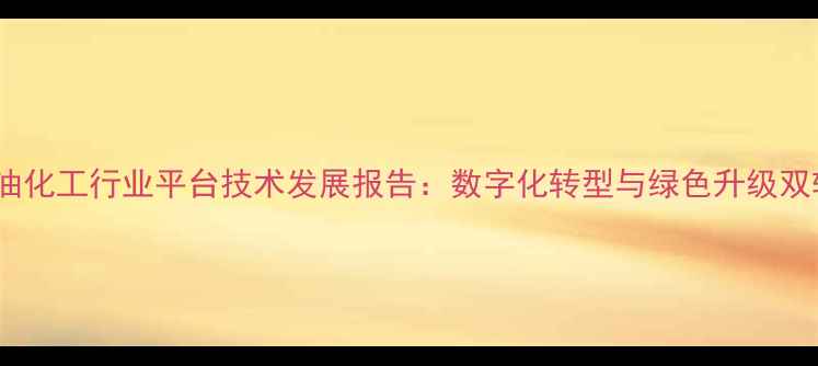 图片 中国石油化工行业平台技术发展报告：数字化转型与绿色升级双轮驱动2.jpg