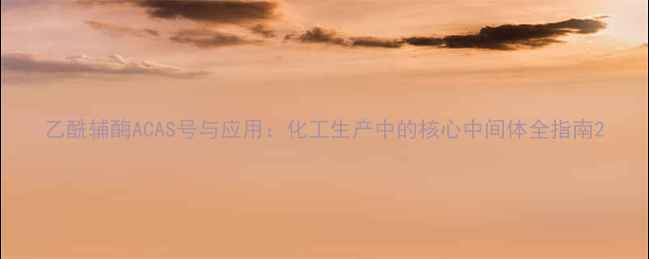 图片 乙酰辅酶ACAS号与应用：化工生产中的核心中间体全指南2.jpg