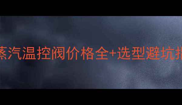 图片 化工行业必看西门子蒸汽温控阀价格全+选型避坑指南（附最新报价表）.jpg