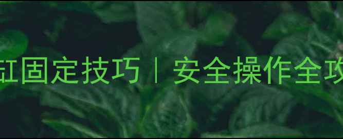 图片 化工设备单作用气缸固定技巧｜安全操作全攻略+故障排查指南2.jpg