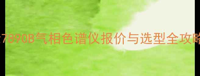 图片 安捷伦7890B气相色谱仪报价与选型全攻略💰🔬1.jpg