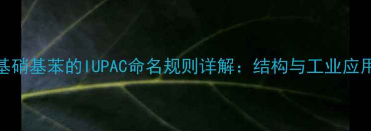 图片 对甲基硝基苯的IUPAC命名规则详解：结构与工业应用指南.jpg