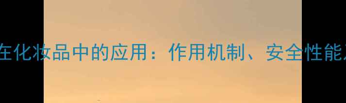 图片 尼波金甲酯在化妆品中的应用：作用机制、安全性能及行业趋势1.jpg