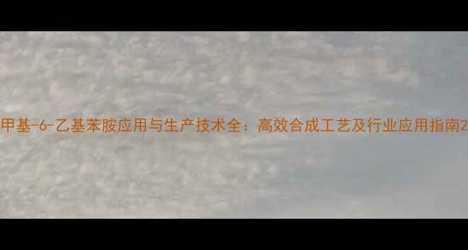 图片 甲基-6-乙基苯胺应用与生产技术全：高效合成工艺及行业应用指南2.jpg