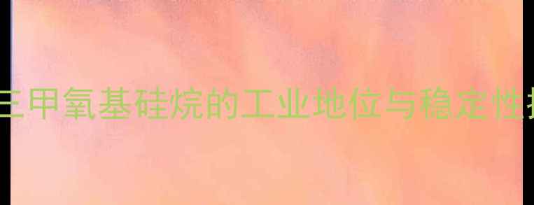 图片 甲基三甲氧基硅烷的工业地位与稳定性挑战2.jpg