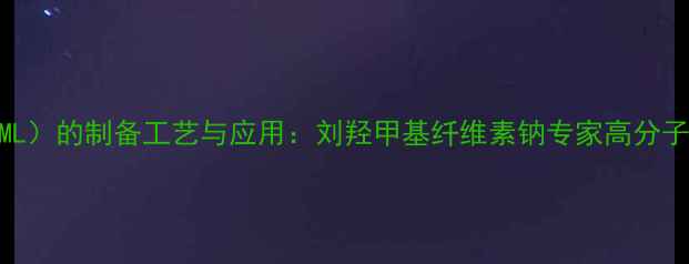 图片 羟甲基纤维素钠（EML）的制备工艺与应用：刘羟甲基纤维素钠专家高分子材料改性关键技术1.jpg