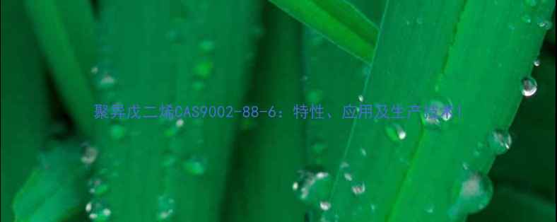 图片 聚异戊二烯CAS9002-88-6：特性、应用及生产技术1.jpg