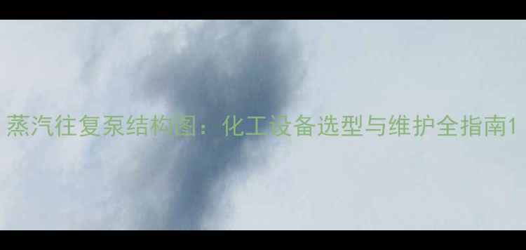 图片 蒸汽往复泵结构图：化工设备选型与维护全指南1.jpg