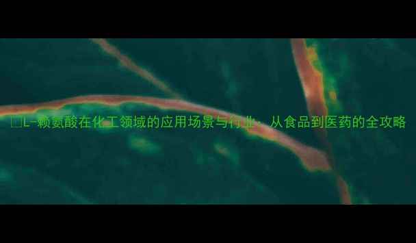 图片 🔍L-赖氨酸在化工领域的应用场景与行业：从食品到医药的全攻略.jpg