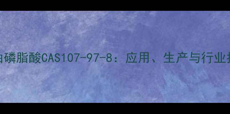 图片 🔍甘油磷脂酸CAS107-97-8：应用、生产与行业指南🔬.jpg