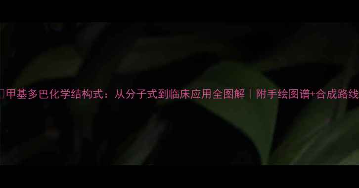 图片 🔍甲基多巴化学结构式：从分子式到临床应用全图解｜附手绘图谱+合成路线2.jpg