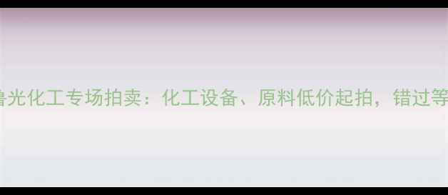 图片 🔥临沂鲁光化工专场拍卖：化工设备、原料低价起拍，错过等一年！2.jpg