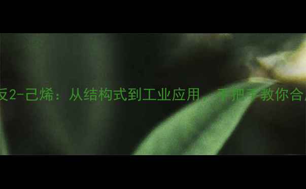 图片 🔥化学结构+用途全反2-己烯：从结构式到工业应用，手把手教你合成与安全操作指南💡.jpg